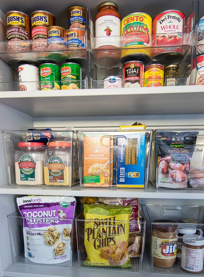 A refrigerator filled with food