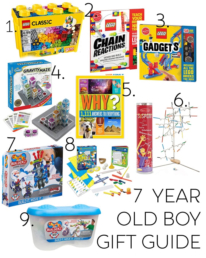 7 year old boy gift guide