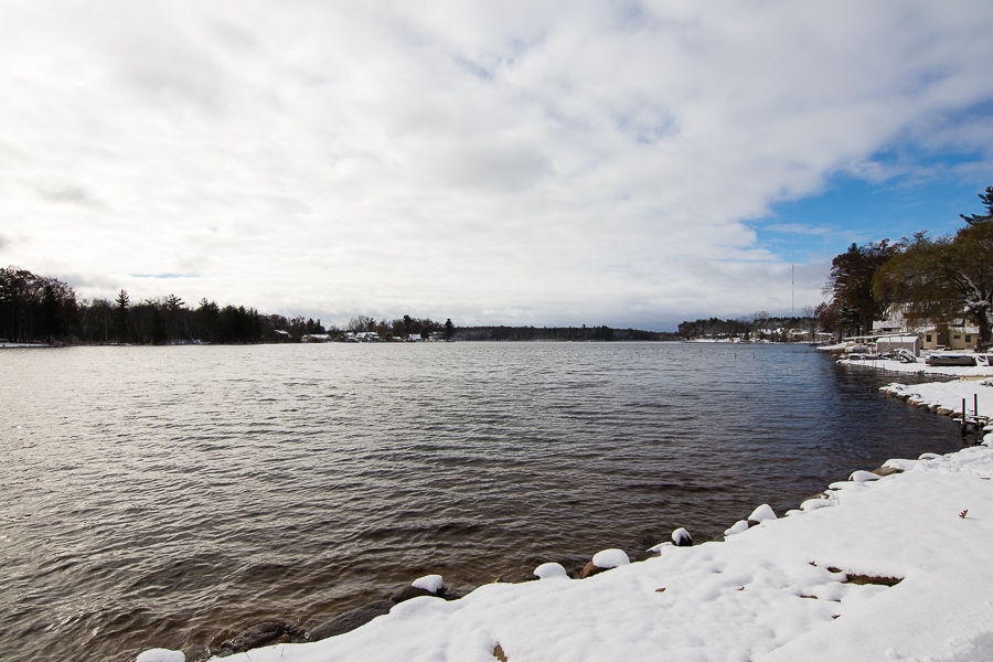 winter lake photo
